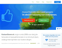 Tablet Screenshot of factuursturen.nl